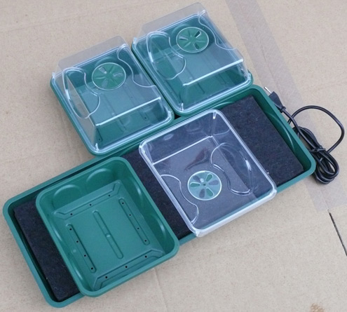 Sehr robuste Aufzuchtstation f�r Pflanzen mit Heizung