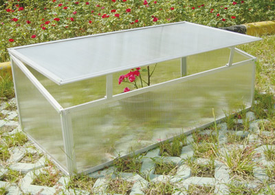 Fr�hbeet einzeln mit ganzem Deckel