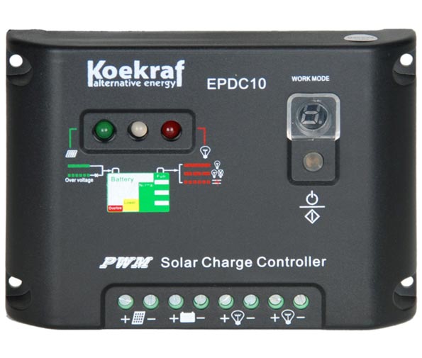 Laderegler PWM 12-24V 10A mit 2 Verbraucherausg�ngen