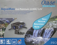 Teichpumpe OASE Aquamax Eco 12000 Premium 12 Volt f�r Schwimmteich
