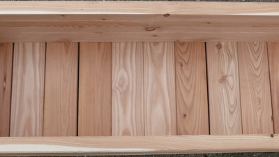 Pflanzk�bel aus L�rche Bodenbretter