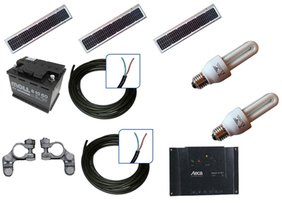 Solarset 60 Watt 12 Volt f�r Leuchtreklame