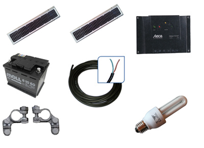 Solarset 40 Watt 12 Volt f�r Leuchtreklame