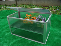 Minigew�chshaus klein aus Aluminium