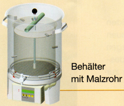 Speidel Braumeister mit Malzrohr