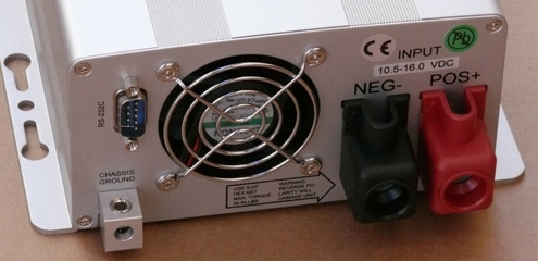 R�ckseite des Sinus Wechselrichters