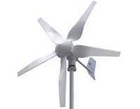 Windturbine mit 400 Watt und 75 Volt Spannung f�r umweltfreundliche Windkraft